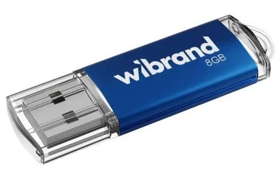 Флеш накопитель USB 8Gb Wibrand Cougar, синий, USB 2.0 (WI2.0/CU8P1U)