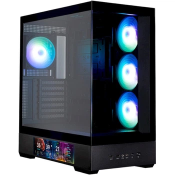 Корпус Zalman P40 DS, черный, Mid Tower, без БП, для ATX / Micro ATX / Mini ITX, 1xType-C / 2xUSB 3.0, макс. CPU - 165 мм / VGA -