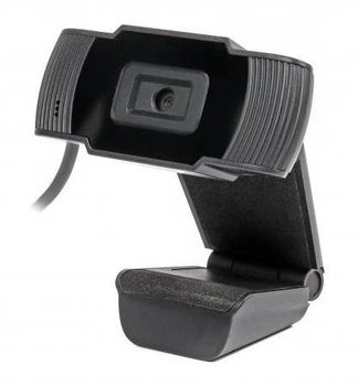 Веб-камера Maxxter WC-HD-FF-01 черный, 5 Mpx, 1280x720, Fixed-Focus, USB 2.0, встроенный микрофон, (WC-HD-FF-01)
