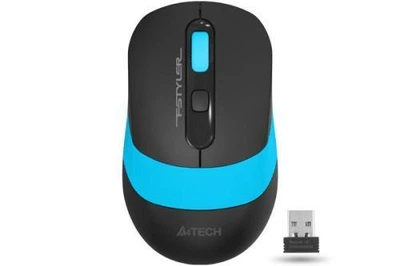 Миша A4Tech Fstyler FG10 2000dpi чорний+синій, USB, Wireless