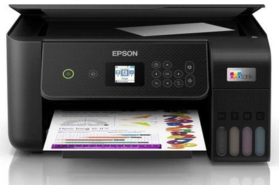 МФУ струйное цветное A4 Epson L3260, черный, WiFi, 5760х1440 dpi, до 33/15 стр/мин, ЖК-экран 3.7 см, USB, встроенное СНПЧ, чернила