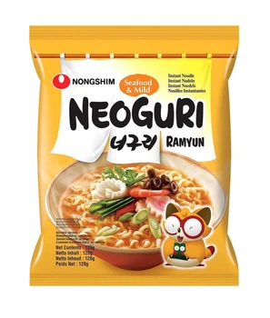 Локшина з морепродуктами середньогостра 120г Nongshim (8801043157773)