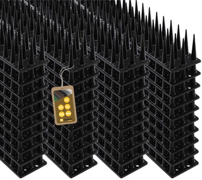 Шипи для відлякування птахів Kadax Arcas 48 шт Чорні (K588)