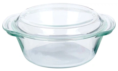 Naczynie Vilde żaroodporne z pokrywką szklane Przezroczyste 1.4 l / 430 ml (5904316471026)