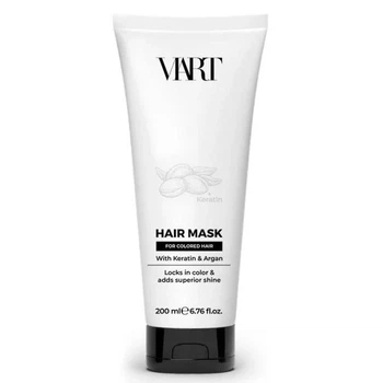 Кератиновая маска для интенсивного ухода за окрашенными волосами VIART Hair Mask For Colored Hair with Keratin & Argan Oil 200 мл