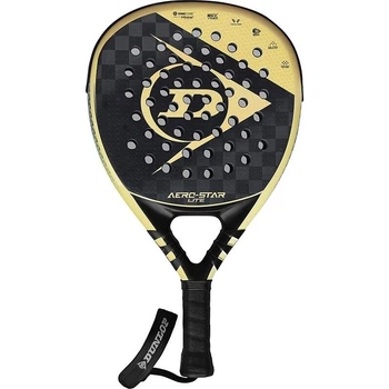 Ракетка для падл-тенниса Dunlop AERO-STAR LITE 2023 черно-золотая 10335747