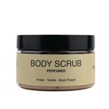 Парфюмированный скраб для тела Top Beauty Body Scrub Rerfumed 250 мл Амбра-Ваниль-Черный перец