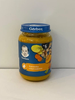Gerber Страва з курчаком та овочами, 190 г (з 6 місяців)