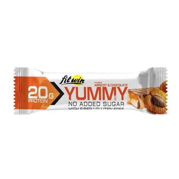 Протеїновий батончик Yummy Bar, FitWin, 55 грам (Абрикос-шоколад)