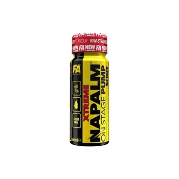 Передтренувальний шот, Napalm On Stage Pump Shot, Fitness Authority, 60 мл (Ківі-полуниця)