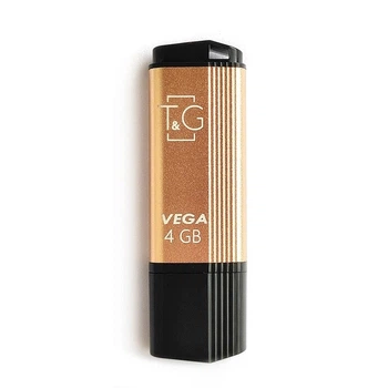 Флеш накопитель USB 4Gb T G Vega TG121, золотистый, USB 2.0 (TG121-4GBGD)