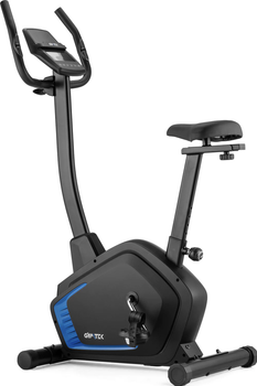 Велотренажер Gymtek XB1800 синий. Электромагнитный, до 120 кг, 8 программ, для дома, фитнеса
