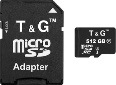 Карта пам'яті microSDXC, 512Gb, TG, Class10 UHS-I U3, адаптер SD (TG-512GBSD10U3-01)