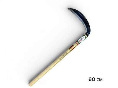 Серп японский прямой 600 мм, лезвие 220х40х2, 9мм, 310 г., INARIJIKA, HONMAMON