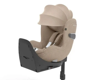 Дитяче автокрісло з базою Cybex Platinum Sirona Ti, колір бежевий