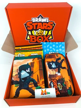 Подарочный набор Marki On Brawl Stars Box "Мега Ящик Mini box" Оранжевый Ворон 027