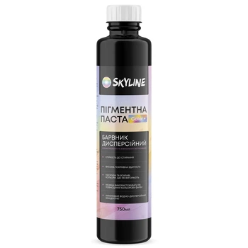 Пігментна паста Skyline Color+ для тонування фарб, емалей, штукатурок 27 Чорний 750 мл