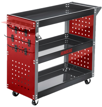 Інструментальний візок Humberg 551510 HM-515 Чорно-червоний (5903890629861)