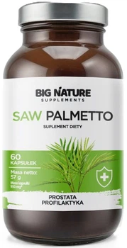 Suplement diety Big Nature Saw Palmetto 60 kapsułek (5905745621358)