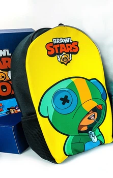 Рюкзак детский Marki On Brawl Stars Leon Желтый 018