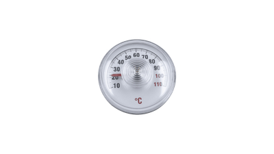 Термометр для котла D=56 мм 10-110 °C на клейкой основе