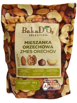 Мікс горіхів BAKAD’OR мигдаль, кешью, фундук, волоський горіх Mieszanka Orzechowa 200 г