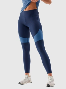 Спортивні легінси для фітнесу жіночі 4F Tights Fnk F137 4FAW23TFTIF137-32S XS Сині (5904698524778)