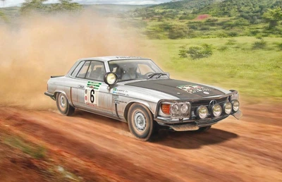 Збірна модель 1:24 автомобіль Mercedes-Benz 450SLC Rallye Bandama 1979 Italeri 3632