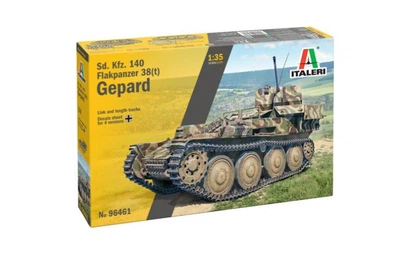 Збірна модель 1:35 самохідна зенітна установка Sd. Kfz. 140 Flakpanzer 38(t) Gepard Italeri 96461