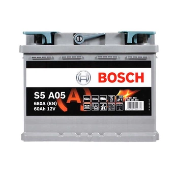 Автомобільний акумулятор Bosch AGM (S5A 050) 60 Ah 680 En R+