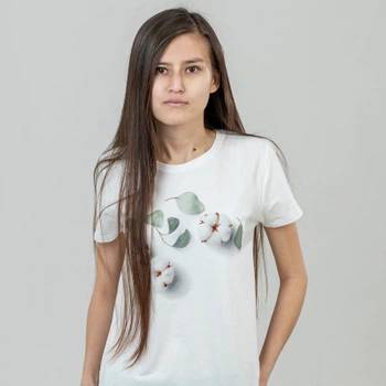 Футболка Sol's Pioneer Women Cotton Flowers білий M (03579102/115M)