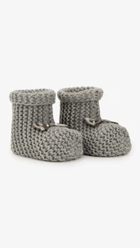 Пинетки вязаные для мальчика Very Socks 140 0-1 год Серый shop (2000999408151)