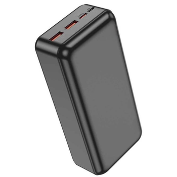 Портативний зовнішній акумулятор Power Bank 30000 mAh чорний