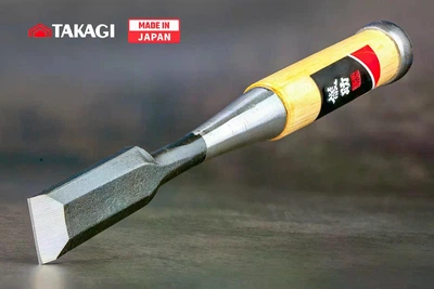 Японская ударная стамеска долото TAKAGI GISUKÉ Premium 24 мм из углеродистой стали (108078)