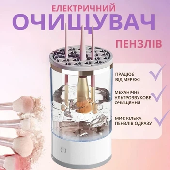 Электрический очиститель Makeup Brush Cleaner KIS9516 для очистки косметических принадлежностей косметических кистей спонжей для макияжа