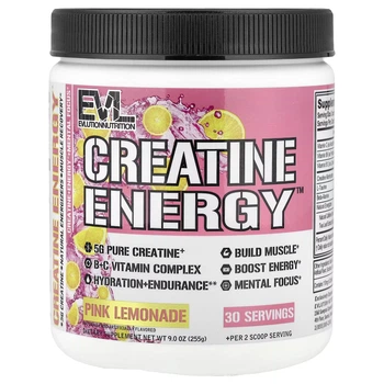Креатин Evlution Nutrition Creatine Energy™ 225 g (Pink Lemonade)