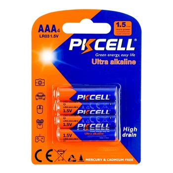Батарейка PkCell Ultra Alkaline 1.5V 4 штуки в блістері (PC/LR03-4B) ААА