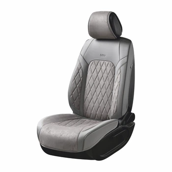 Комплект, 3D чехлы для передних сидений Beltex Malibu, grey 2шт BX89120