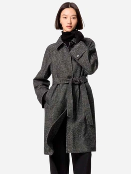 Пальто осіннє жіноче Uniqlo 535264139 2XL Сіре (1159826857)