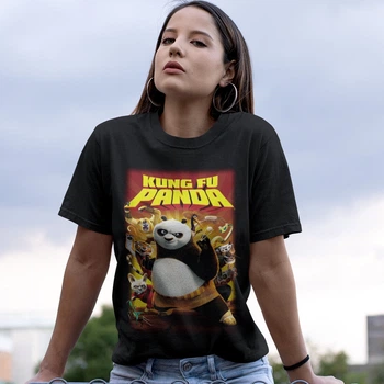 Футболка Kung Fu Panda (Poster) M чорний