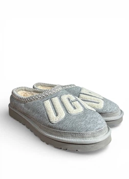 Слипоны UGG Tasman Fur Jersey Cozy (s/n 1142390), Серый, Размер 44 (US 11), 29 см