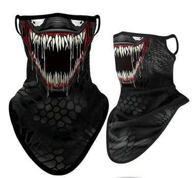 Маска балаклава з принтом Віднем Підшоломник Venom 3