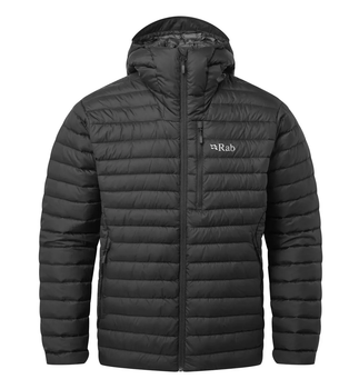 Куртка чоловіча зимова Rab Microlight Alpine Jacket, Black, S (RB QDB-12-BL-S)