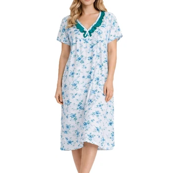 Ночная рубашка хлопок Andin 103-6 р.54(2XL) разноцветная