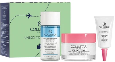 Zestaw do pielęgnacji twarzy Collistar Unbox Your Confidence Krem do twarzy 30 ml + Dwufazowy płyn do demakijażu 35 ml + Żel pod oczy 5 ml (8015150009683)