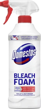 Спрей-піна для чищення унітазу та ванної Domestos Відбілювання та Блиск 435 мл (8720181659461)