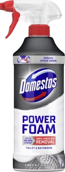 Спрей-піна для чищення унітазу та ванної Domestos Пауер для видалення нальоту 435 мл (8720181721335)