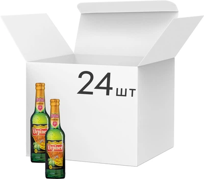 Упаковка пива Urpiner IPL 13° світле фільтроване 5.5% 0.33 л x 24 шт (4820135490646)