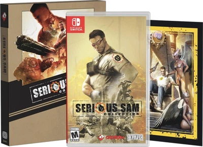 Serious Sam Collection Special Reserve + картонный футляр, русские субтитры - картридж Nintendo Switch