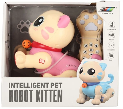 Робот радіокерований Kik Кіт інтерактивний Рожевий (KX4397) (5903039742314)